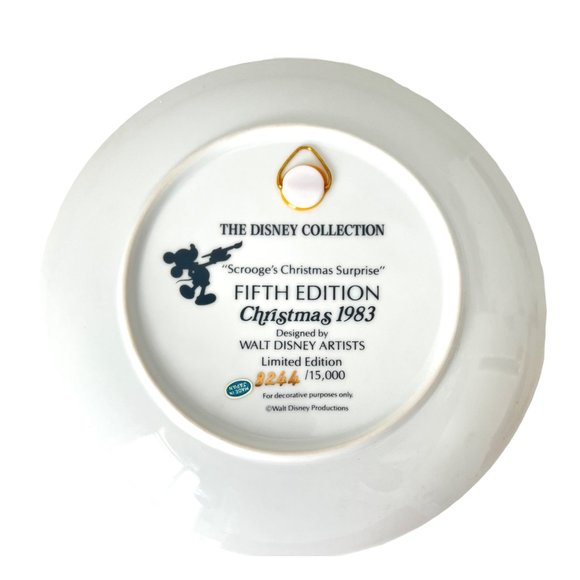 Mickey Mouse Fifth Edition 1983 "Scrooges Christmas Surprise" Limited Edition - Picture 6 of 8